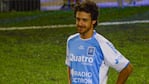 Pablo Aimar con la camiseta celeste de Estudiantes de Río Cuarto.