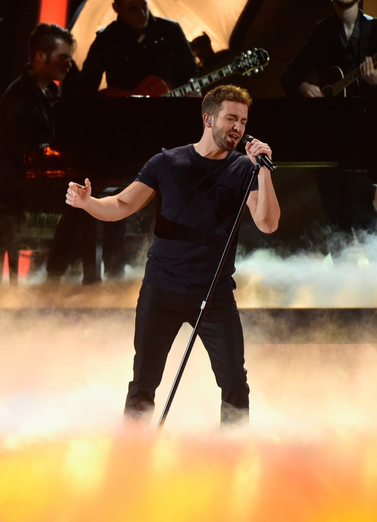 Pablo Alborán también cantó. Foto: LatinGrammy.