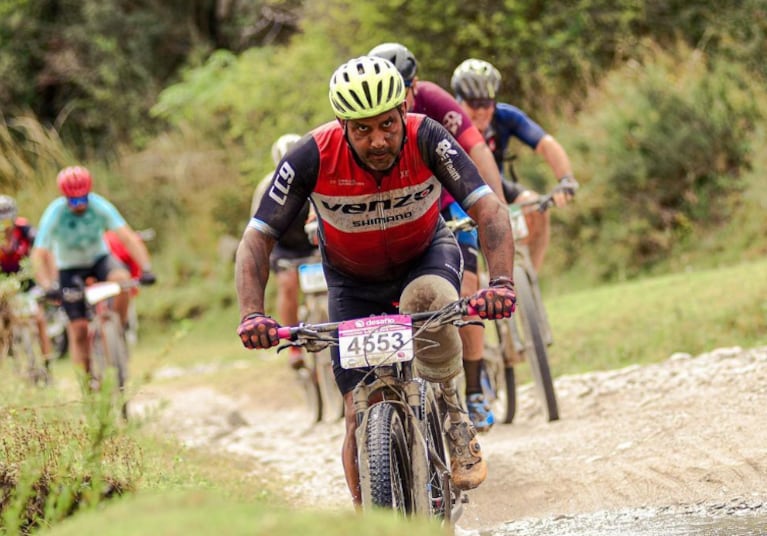 Pablo Cingolani comptió y completó la carrera del Río Pinto