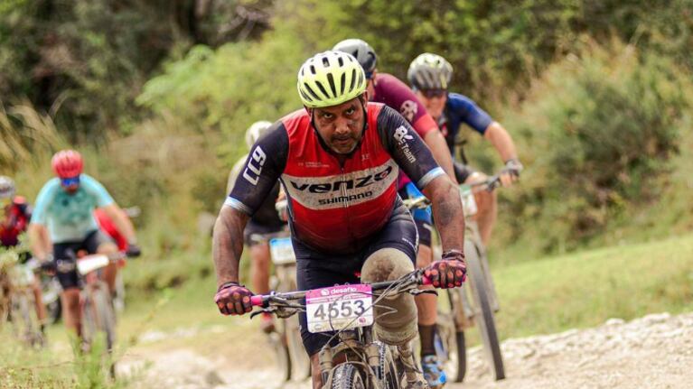 Pablo Cingolani comptió y completó la carrera del Río Pinto