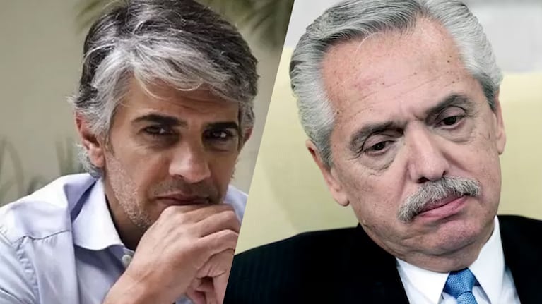 Pablo Echarri apuntó contra Alberto Fernández.