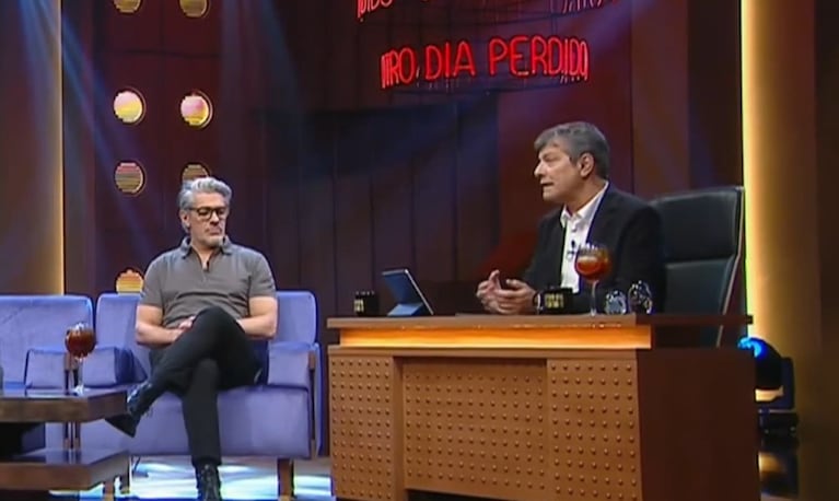 Pablo Echarri con Mario Pergolini en Otro día perdido.