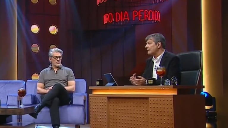 Pablo Echarri con Mario Pergolini en Otro día perdido.