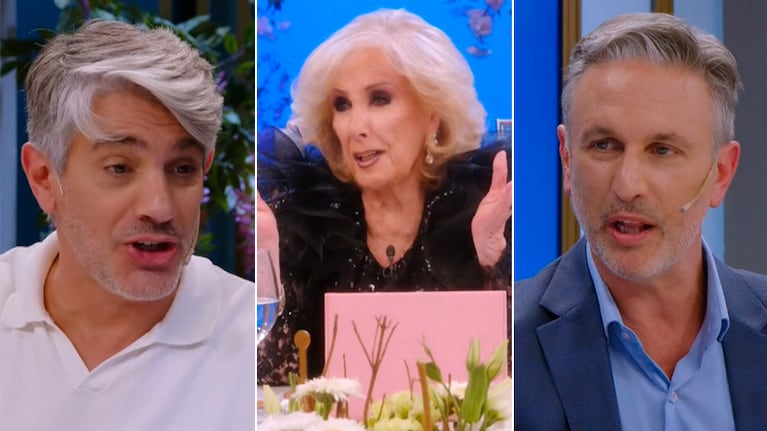 Pablo Echarri y Diego Sehinkman en un acalorado debate en La Noche de Mirtha.