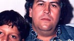 Pablo Escobar Gaviría y su hijo.