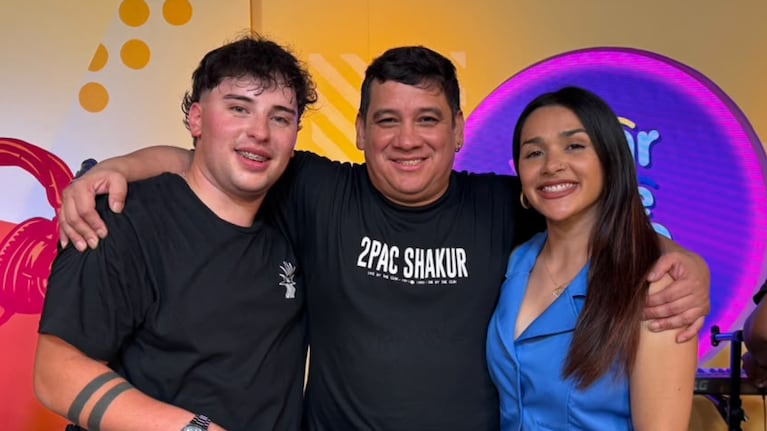 Pablo Luna y Cuarteteala pasaron por el streaming y llenaron de cuarteto la tarde.