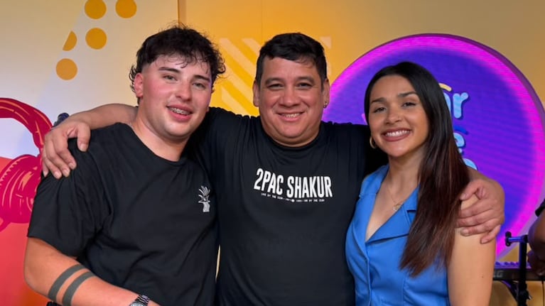 Pablo Luna y Cuarteteala pasaron por el streaming y llenaron de cuarteto la tarde.