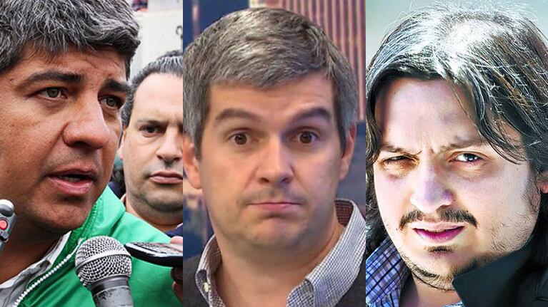 Pablo Moyano, Marcos Peña y Máximo Kirchner opinaron de la masiva marcha de la CGT.