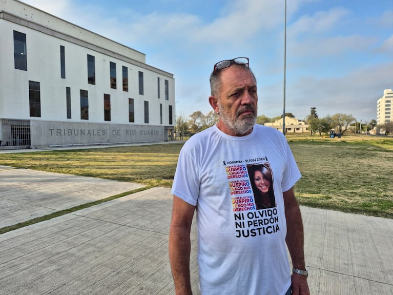Pablo Musse en los Tribunales de Río Cuarto.