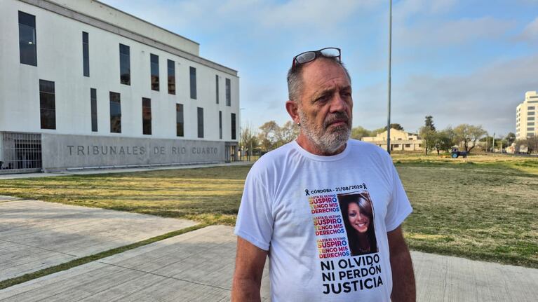 Pablo Musse en los Tribunales de Río Cuarto.
