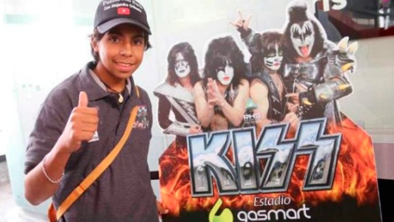 Paco fue por primera vez a un concierto de Kiss. 