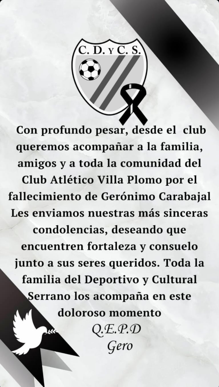 Padre y jugador de fútbol: quién era el joven asesinado a la salida de la fiesta de egresados en Córdoba