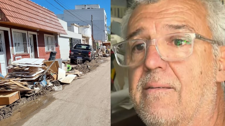 “Pagamos los impuestos y las consecuencias”: la desolación de un vecino tras la inundación en Bahía Blanca   