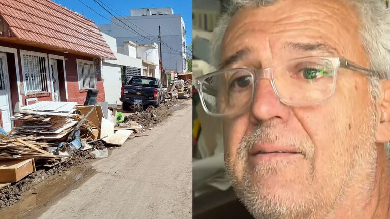“Pagamos los impuestos y las consecuencias”: la desolación de un vecino tras la inundación en Bahía Blanca
