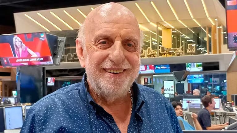 Pagani volvió a ganar la quiniela y estalló de alegría al aire.