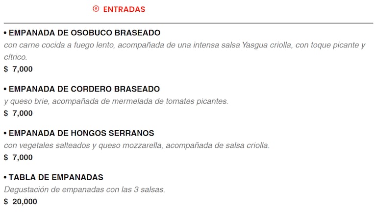 Pagó $72.000 por una docena de empanadas en las sierras de Córdoba y se armó la polémica