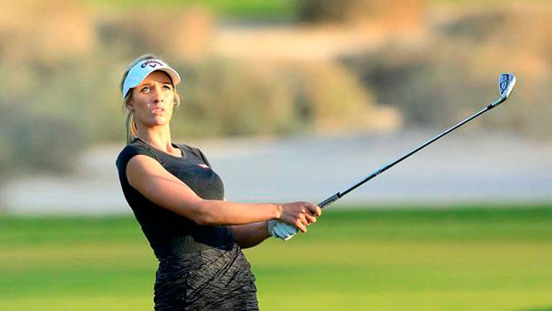 Paige Spiranac en su juego.