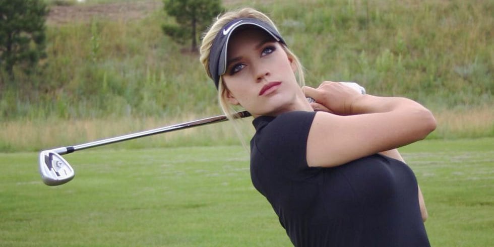 Paige Spiranac tiene 23 años y es golfista profesional.