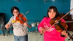 Paloma y Agustina fueron las primeras integrantes de la orquesta Los Benjaminos. 