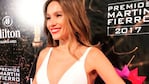 Pampita brillo en la alfombra roja de los Martín Fierro 2017.