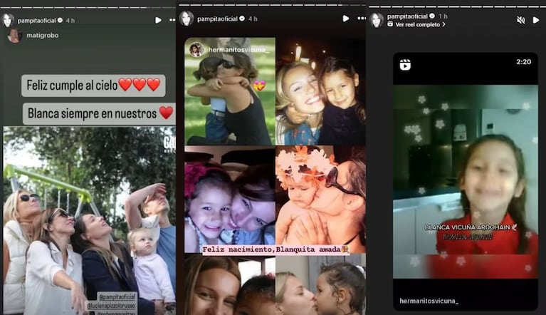 Pampita celebró los 18 años de su hija Blanquita y mostró el emotivo homenaje en familia