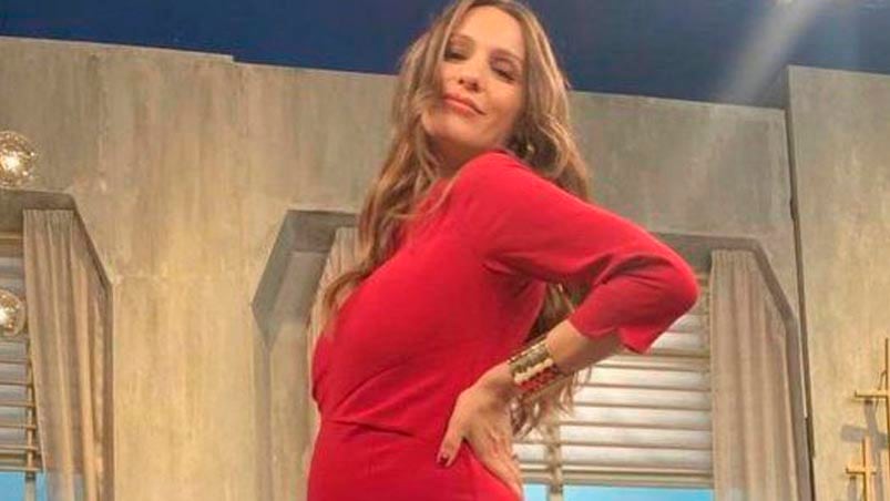 Pampita feliz con su embarazo.