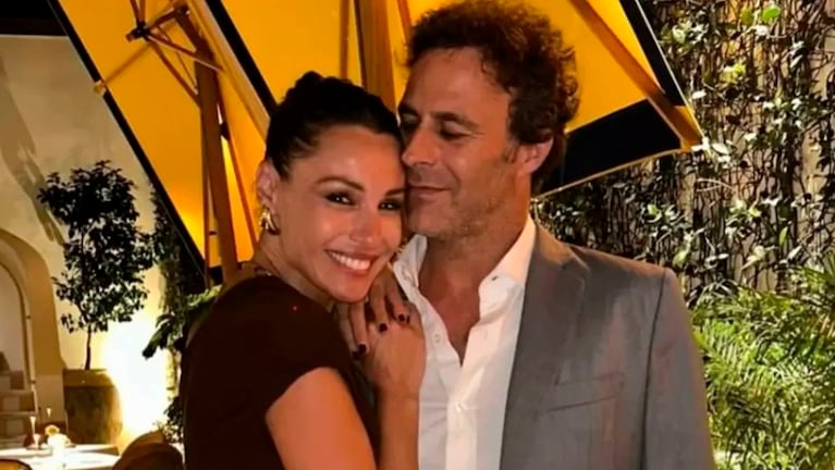 Pampita junto al polista Martín Pepa.