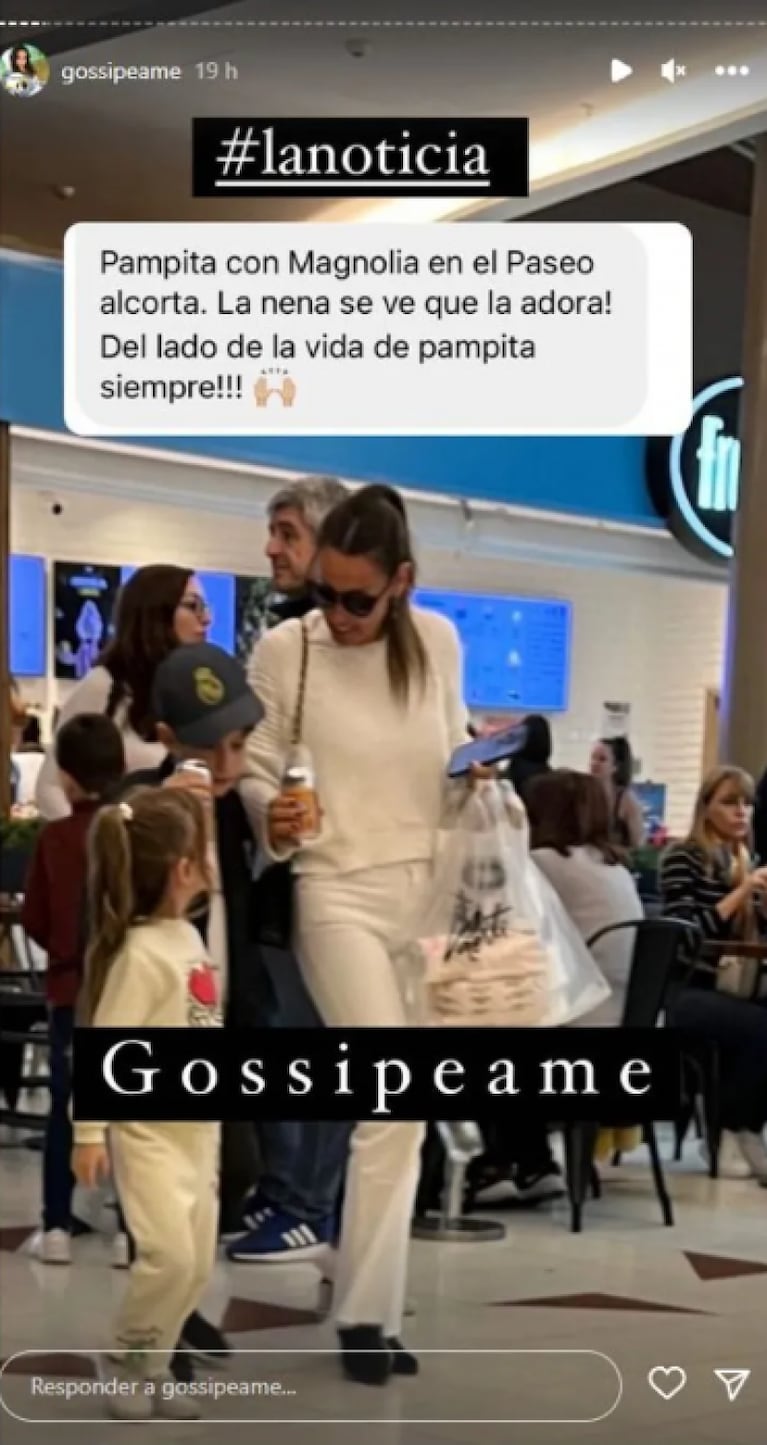 Pampita paseó con Magnolia Vicuña y la China Suárez contó por qué estaban juntas