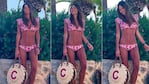 Pampita sonríe pero su figura muestra una delgadez extrema