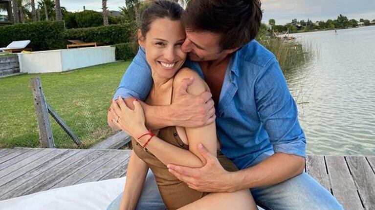 Pampita Y Roberto a la espera de su primera hija.