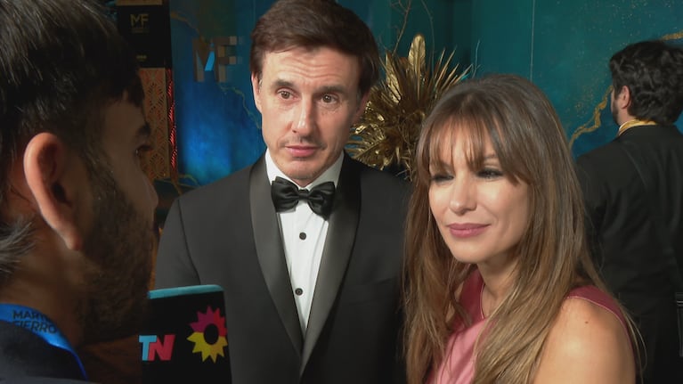 Pampita y Roberto García Moritán (Foto: captura TN)