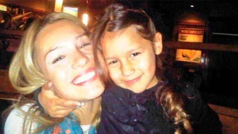 Pampita y su hija Blanca.