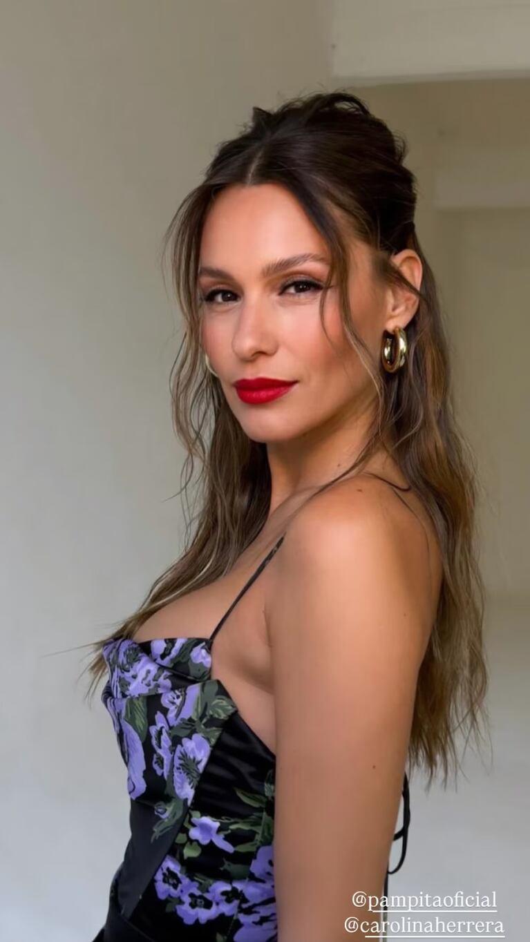 Pampita y su nuevo look (Imagen: Instagram Pampita).