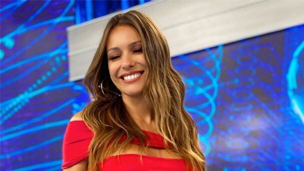 Pampita y un tierno recuerdo.