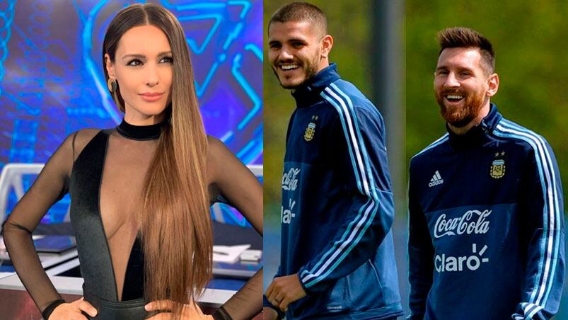 Pampita y una pícara respuesta al hablar sobre Messi e Icardi, ahora compañeros en el PSG. 