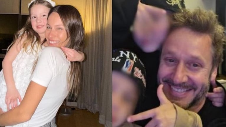 Pampita y Vicuña en el festejo de Anita García Moritán.