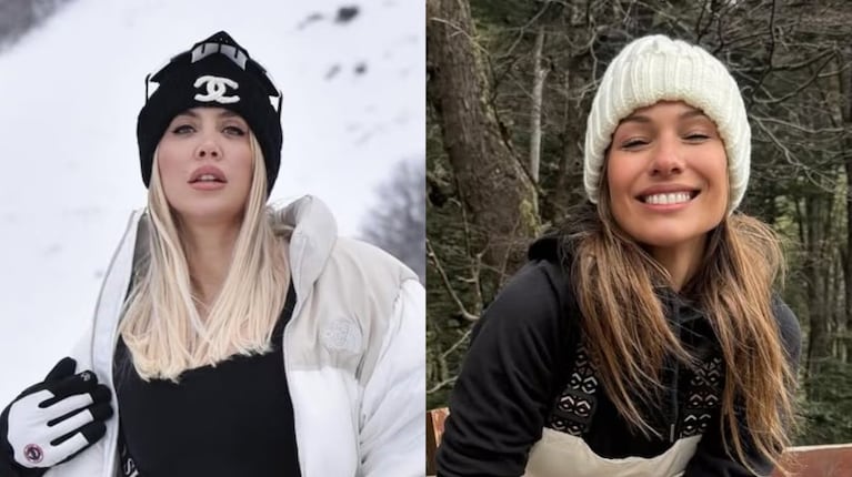 Pampita y Wanda Nara coincidieron en las vacaciones de invierno.