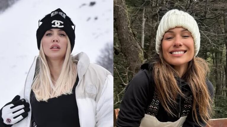 Pampita y Wanda Nara coincidieron en las vacaciones de invierno.