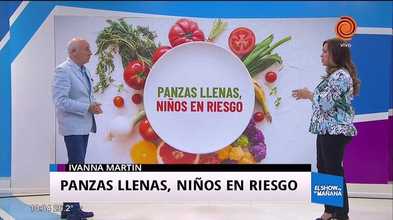 Panzas llenas, niños en riesgo