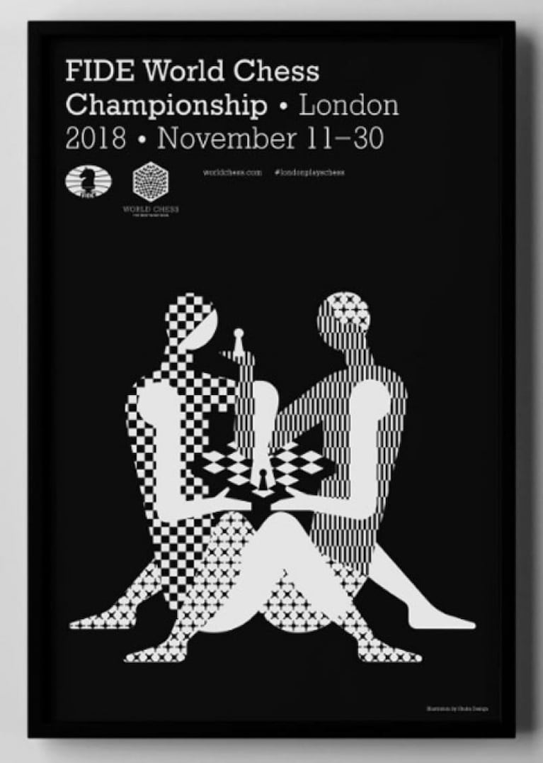 Papelón: el logo del Mundial de ajedrez imita una pose sexual