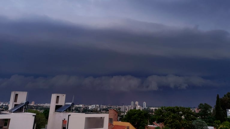 Para este lunes se anuncian fuertes tormentas en Córdoba.