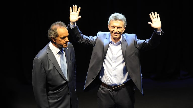 Para las redes sociales, Macri salió mejor parado del debate. Foto: Clarín.