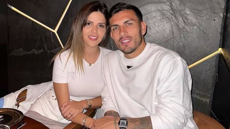 Paredes y Galante son novios desde muy chicos y se casaron en 2017.
