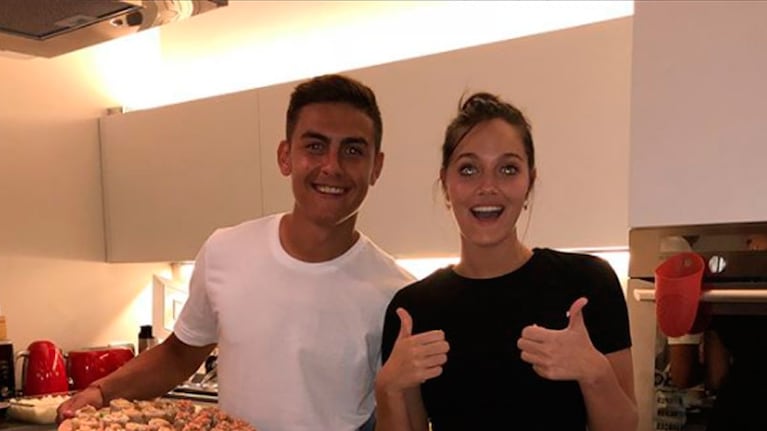 Pareja feliz: así posaron con el plato terminado. / Foto: Instagram