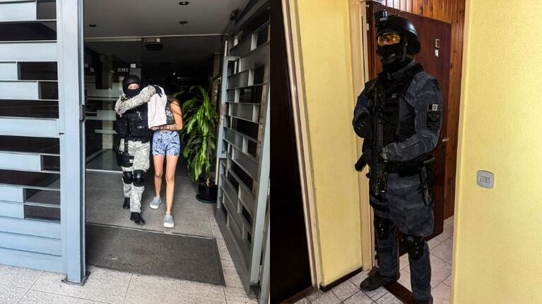 Pareja narco detenida en el centro de Córdoba.