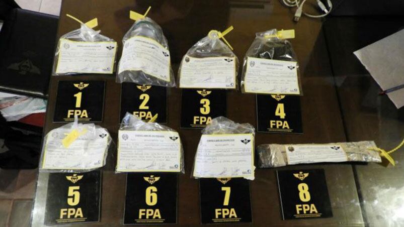 Parte de la droga incautada en el operativo. / FOTO: FPA.