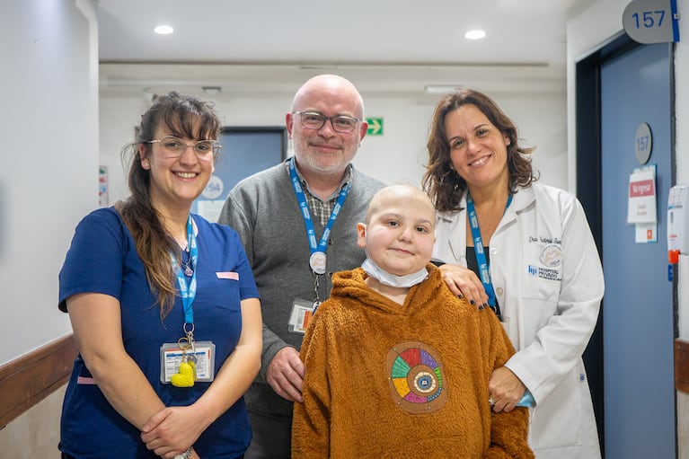 Parte de la Sección de Hemato-Oncología Infantil del Hospital Privado.