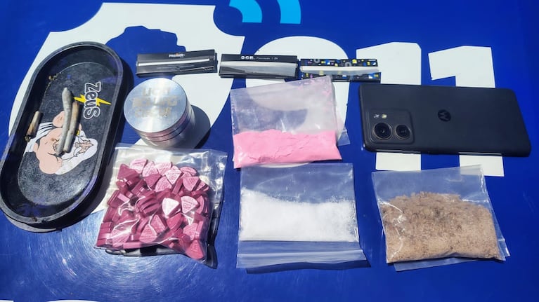 Parte de lo incautado por la Caminera sobre la ruta 9.