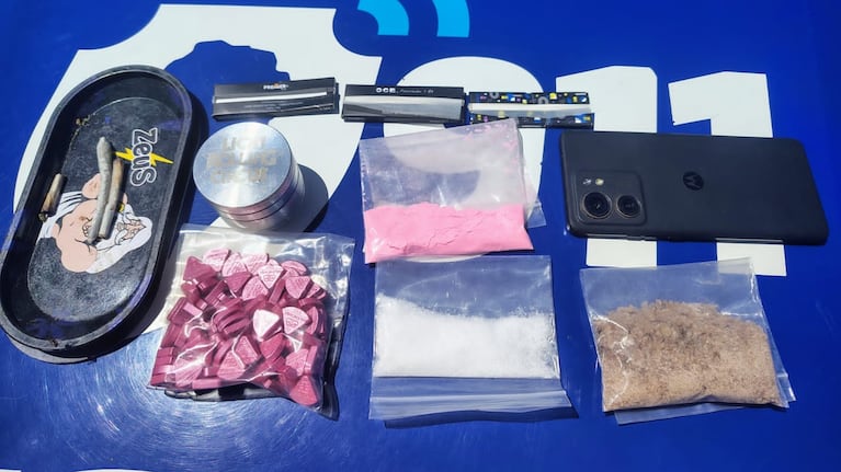 Parte de lo incautado por la Caminera sobre la ruta 9.