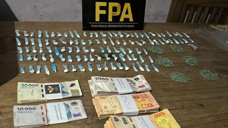 Parte de lo secuestrado por la FPA en los tres allanamientos.